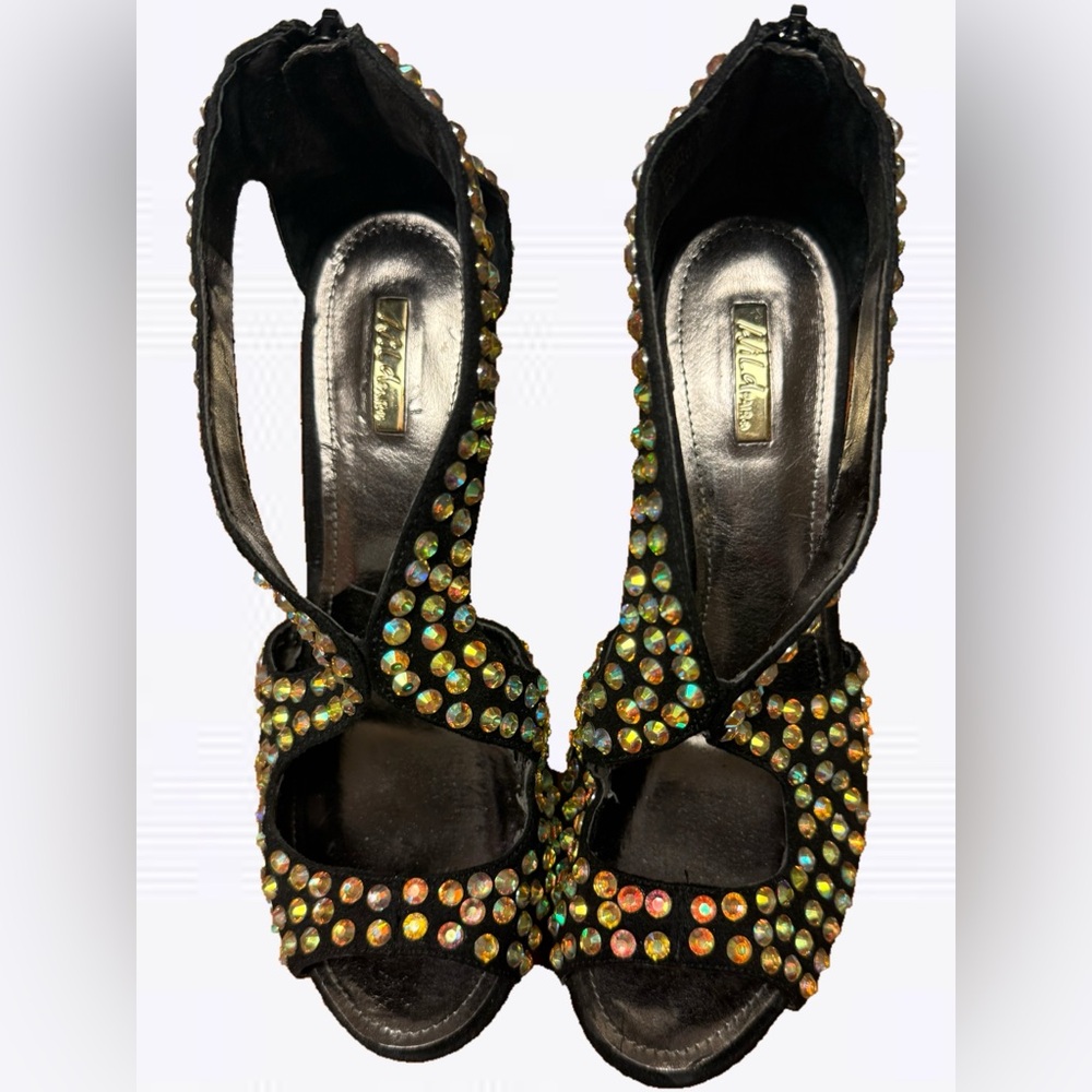 Wildpair studded platform shoes Size 8.